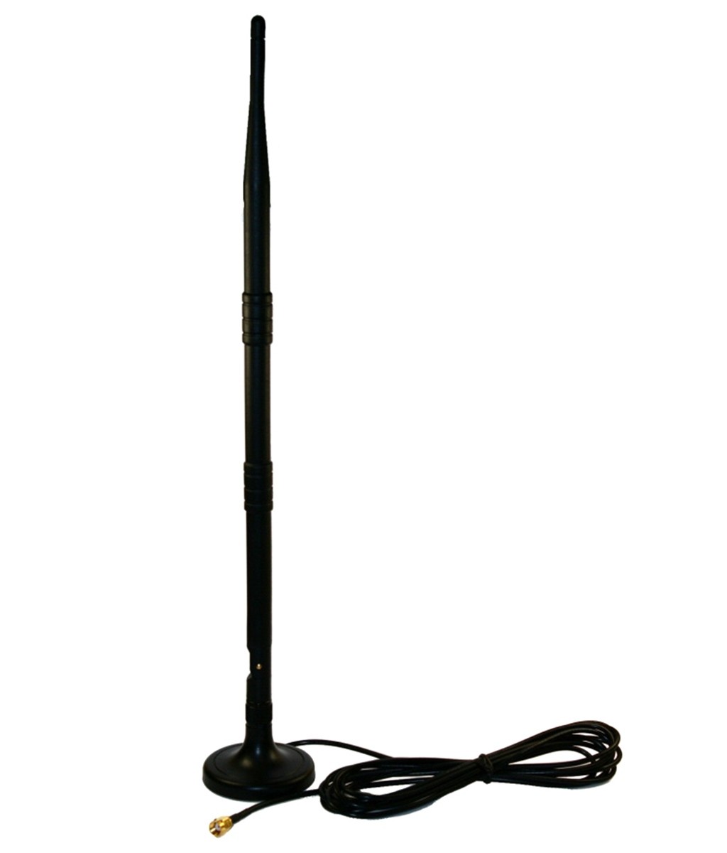 Antena omnidirectionala, 9-12dBi, 50 ohmi, 50W, negru - imagine 4